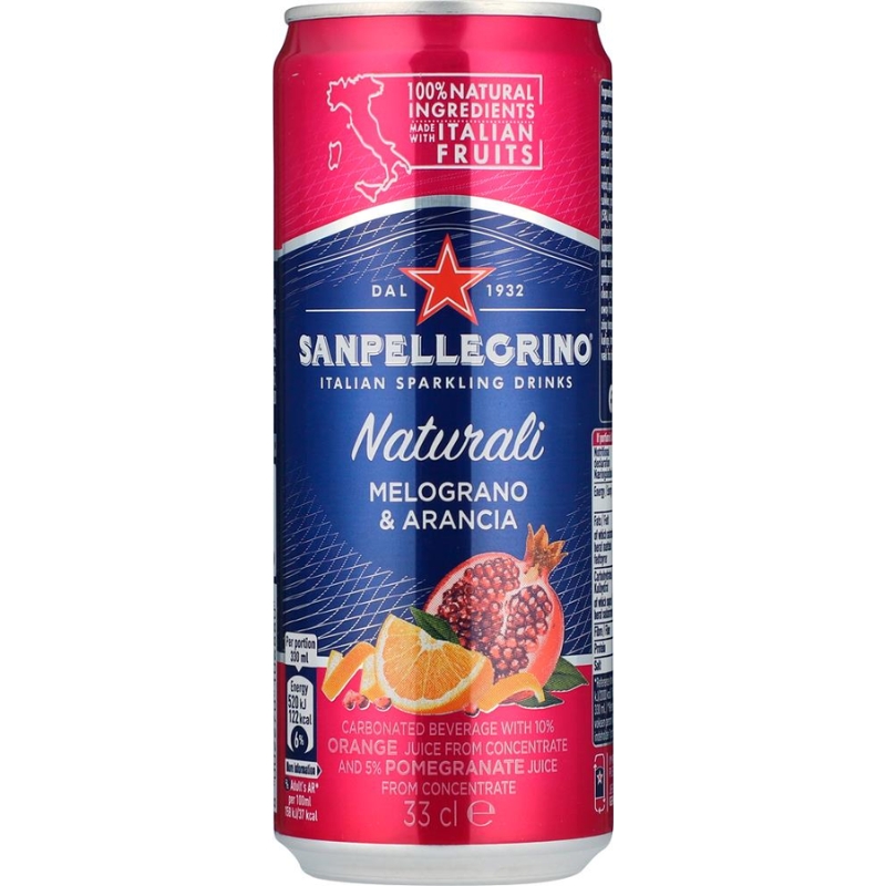 San Pellegrino Melograno Appelsin/granatæble 33 Cl.