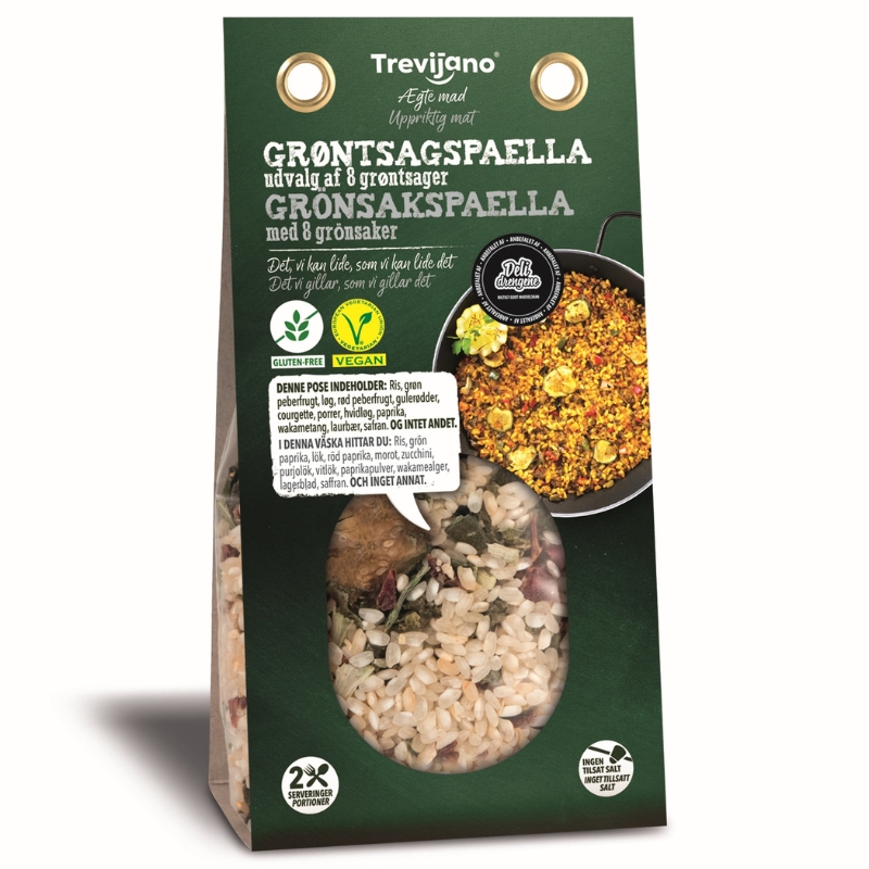 Paella Med 8 Olika GrÃ¶nsaker PÃ¥se 280g